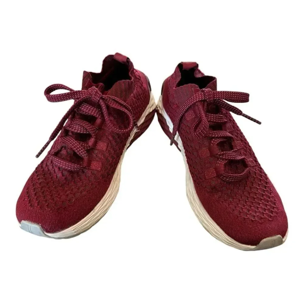 NOBULL Crimson Men's Mid-rise Diamond Knit Runners Sneakers 9